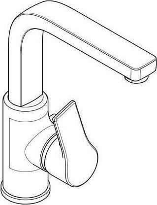 Actual product image Kludi Single-lever basin mixer ZENTA SL