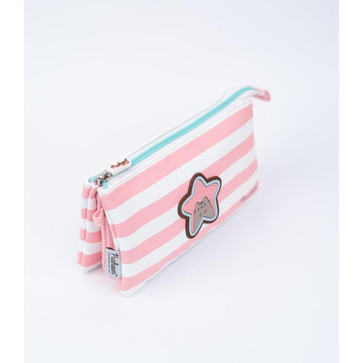 Image du produit Étui Pusheen rose/blanc, 21.5 x 12 cm