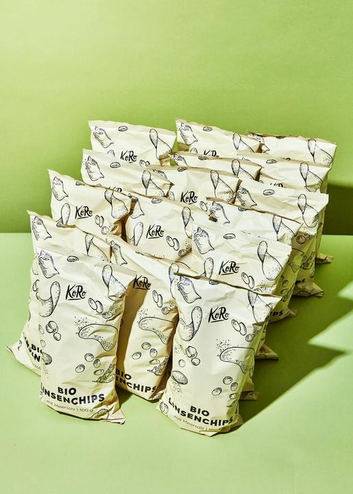 Produktbild KoRo Bio Linsenchips mit Meersalz (1600 g)