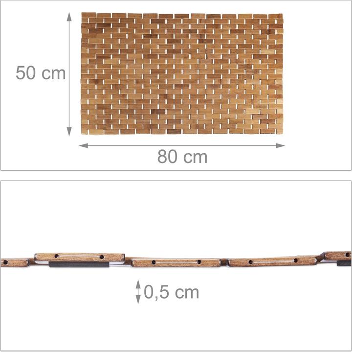 Immagine prodotto Relaxdays Tappetino (80 x 50 x 0,5 cm)