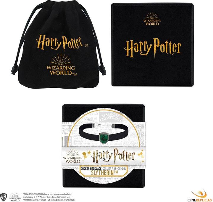 Produktbild Cinereplicas Harry Potter: Choker mit Slytherin Anhänger