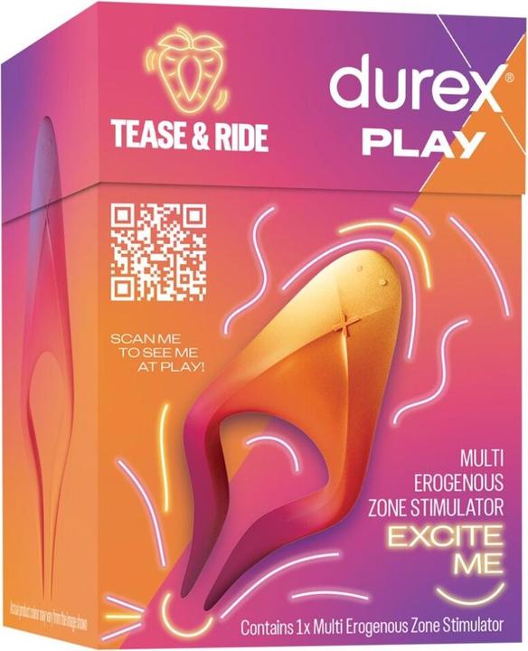 Actual product image Durex Play Ride & Tease Stimulator Multi Erog Zone