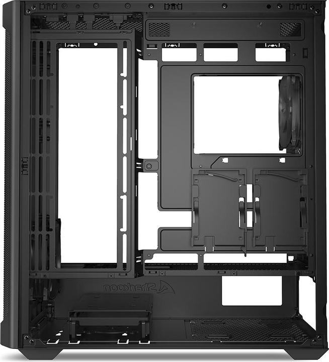 Actual product image Sharkoon AK4 Black ATX (black) (mATX, Mini-ITX, ATX)