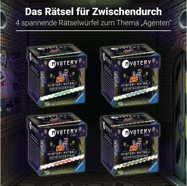 Image du produit Ravensburger 20226 - Mystery Cube - Le centre des agents - Énigmes pour les passionnés d'EXIT à partir de 10 ans (Allemand)