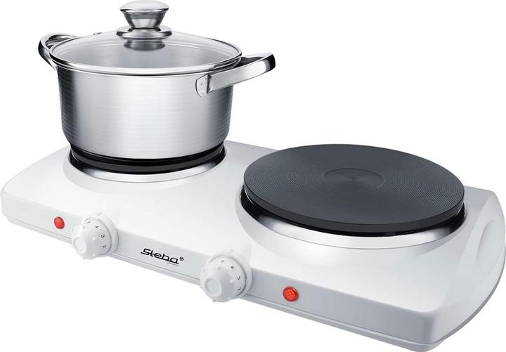 Actual product image Steba Germany KF 150 063800 Double hotplate Overheating protection, pilot light, stepless temp.