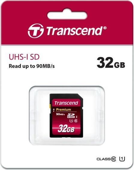 Actual product image Transcend Premium 400x (32 GB, SDHC, U1, UHS-I)