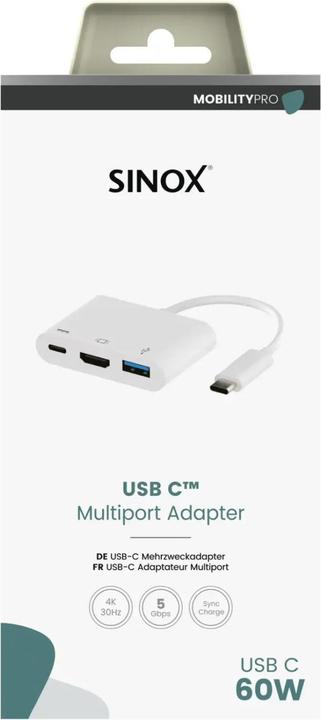 Immagine prodotto Sinox SXI06030 (USB-C, 3 Porti)