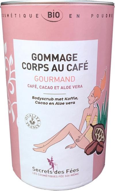 Secrets des Fées Köstliches BIO-Körperpeeling Kaffee, Kakao & Aloe Vera - 200g - (200 ml)
