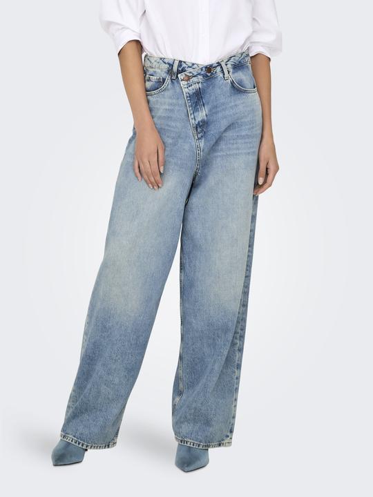 Immagine prodotto Only Taglio a gamba larga Jeans a vita media Jeans a taglio largo (W32/L32)