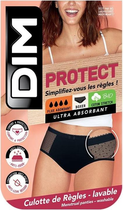 Immagine prodotto DIM Boxer in pizzo Strong nero con dettaglio in rete (L)