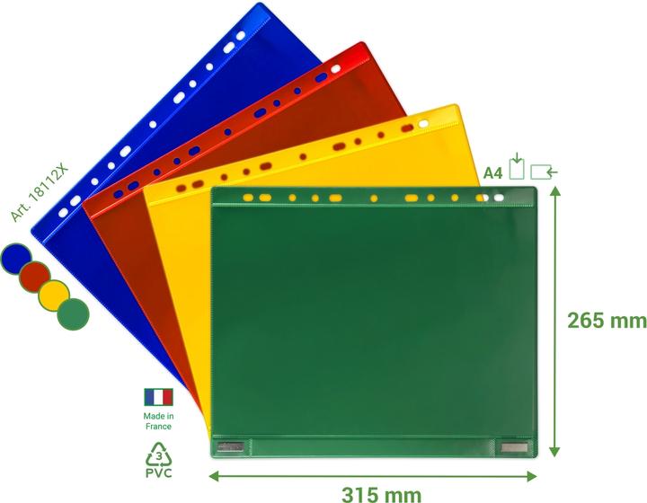 Produktbild Tarifold Magnetische Sichttasche mit Abheftrand