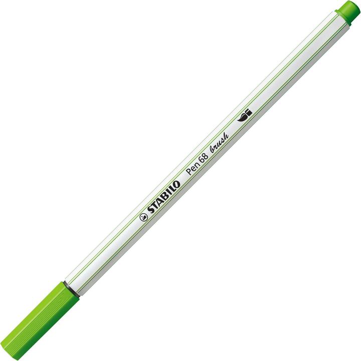 Produktbild STABILO Pen 68 brush Premium-Filzstift (Hellgrün, 1 x)