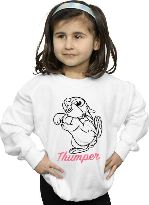 Produktbild Disney Bambi Thumper Line Drawing Sweatshirt Mädchen (116)
