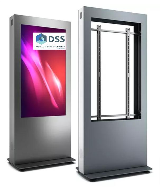 Actual product image DSS Indoor Stele Portrait, 43" screen, black