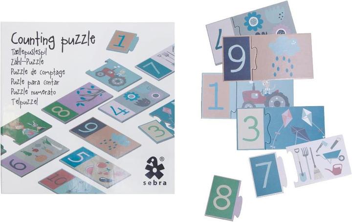 Sebra Puzzle Ferme avec chiffres