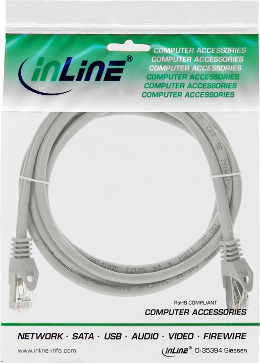 Produktbild InLine Patchkabel (F/UTP, CAT5e, 1 m)