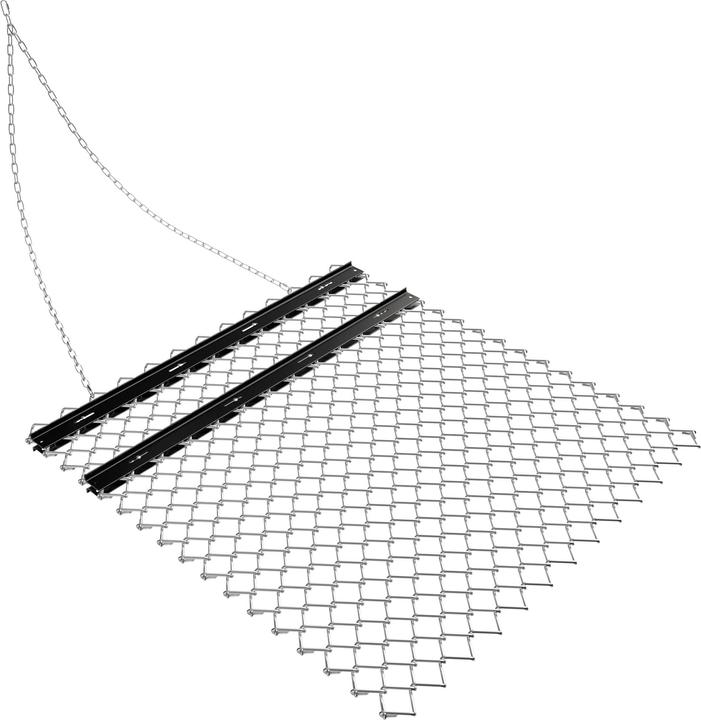 Produktbild Wiltec Wiesenegge 155x123,5cm Schleppegge Wiesenschleppe Rasentraktor Feldegge (Rasentraktor, Traktorzubehör)