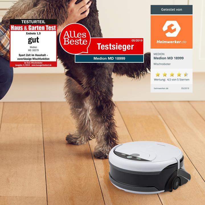 Actual product image Medion MD 18379 (Robot vacuum)