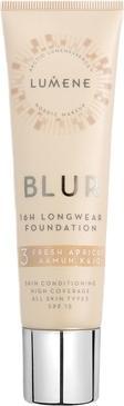 Actual product image Lumene Blur 16h Longwear Foundation with SPF15 High Coverage Makeup 30ml/1.0oz