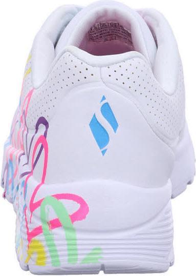 Produktbild Skechers 314064L/WMN Uno Lite-Spread The Love Kinder Mädchen Damen Sneaker Turnschuhe weiss/bunt/neon (32)