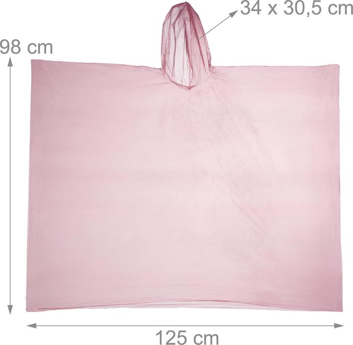 Produktbild Relaxdays Regenponcho (One Size)