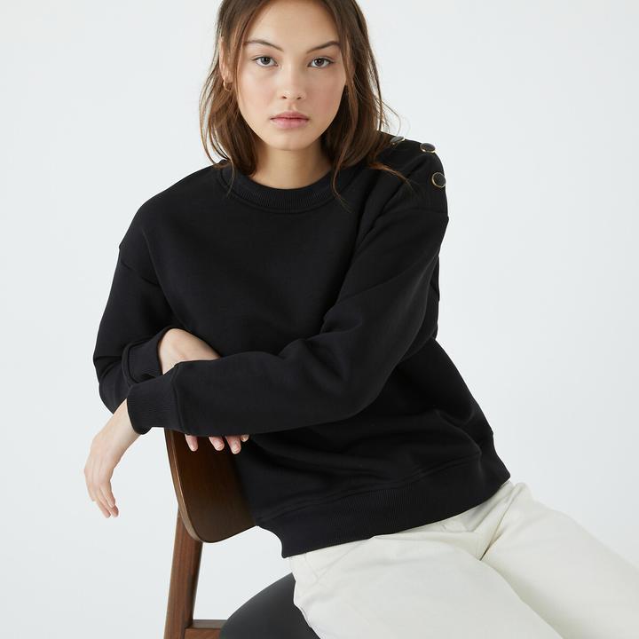 Produktbild La Redoute Collections Sweatjacke mit rundem Ausschnitt (XL)