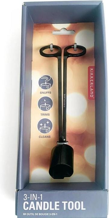 Actual product image Kikkerland 3-In-1 Candle Tool (5.5 x 4 x 16 cm)