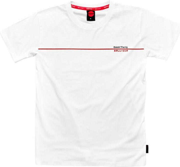 Ozoshi Senro Herren T-Shirt weiss OZ93322 (2XL) (XXL)