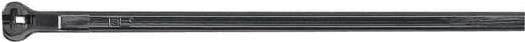 Produktbild ABB Ty-Rap® Kabelbinder mit Stahlnasenverschluss (L x B) 356 mm x 2.4 mm TY5234MX Farbe: Schwarz 100 St. (Metallkabelbinder, 356 mm, 100 Stk.)