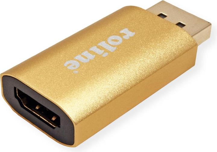 Produktbild Roline GOLD 4K DisplayPort-HDMI Adapter, v1.2, DP ST (HDMI, 5.02 cm)