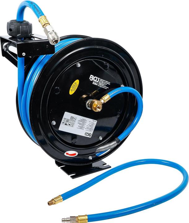 Actual product image BGS Retractable Air Hose Reel Automatic 15 m