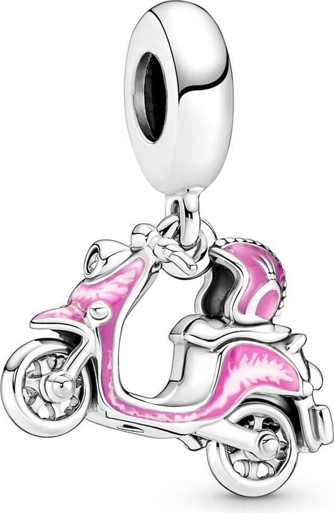 Immagine prodotto Pandora Rosafarbener Motorroller Charm (Argento 925)