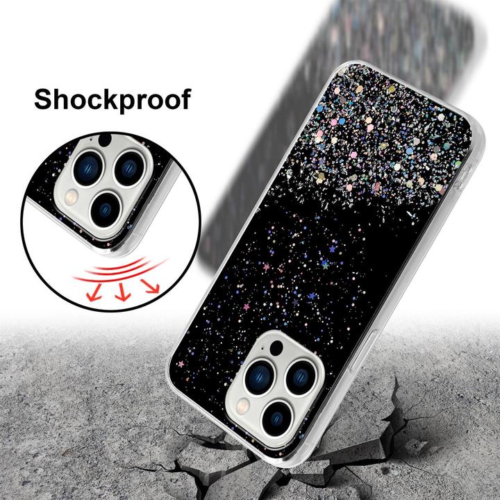 Image du produit Cadorabo Couverture TPU paillettes scintillantes (Apple iPhone 13 Pro)
