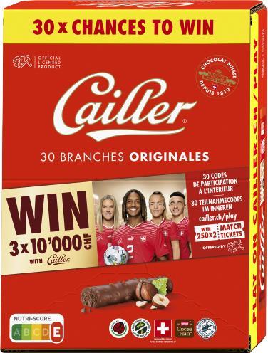 Produktbild Cailler Branches Milchschokoladenriegel L'Originale S (690 g)