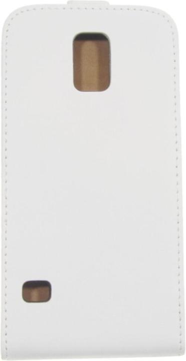 Actual product image OEM Slim leather Flip Case S5 Galaxy G900 - White (Samsung Galaxy S5)