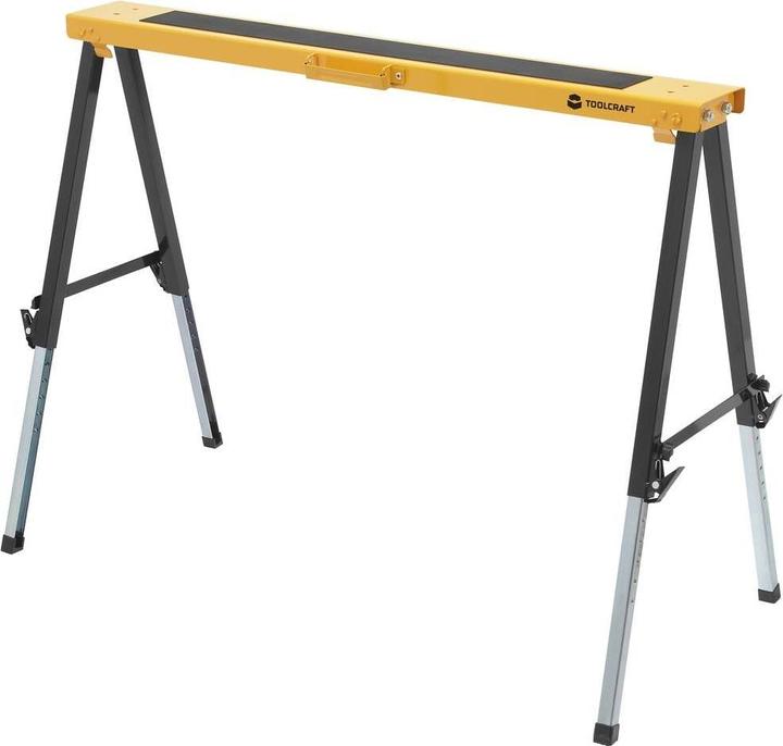 Image du produit Toolcraft TO-7726194 Chevalet de scie en acier réglable en hauteur 150kg (L x H x P) 500 x 645 x 995mm 7kg (50 cm, 99.50 cm)