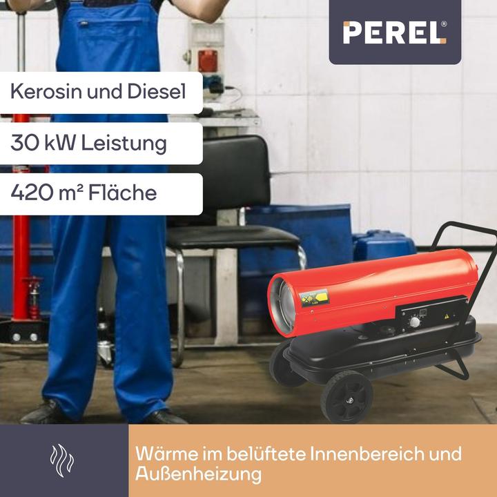 Image du produit Perel CANON À AIR CHAUD - DIESEL - 30 kW (8792.13 W)