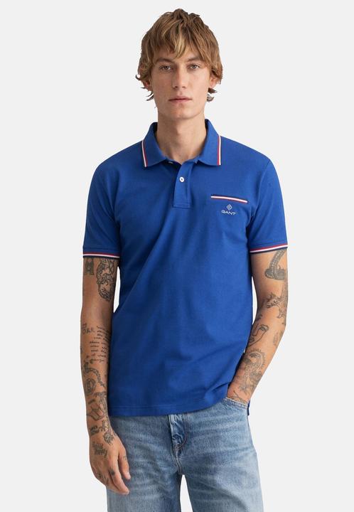 Immagine prodotto GANT Camicia Polo Piqué Rugger con righe a contrasto (XXL)