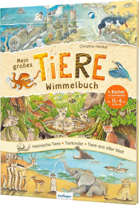 Productafbeelding Mein grosses Tiere-Wimmelbuch (Duits, Christine Henkel, 2021)