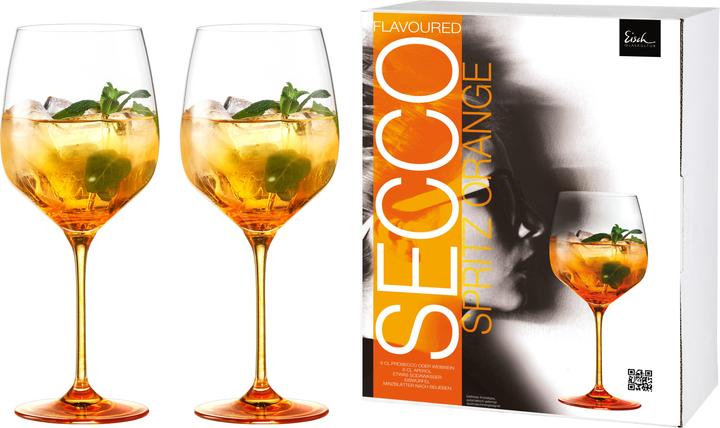 Eisch Secco Flavoured Spritz Set of 2 (64 cl, 2 Glasses, Champagne glasses)