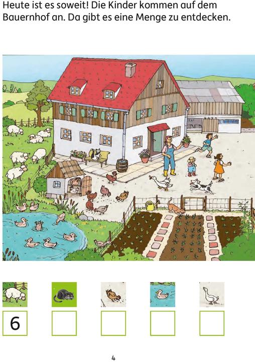 Produktbild Mathe auf dem Bauernhof 1. Klasse (Deutsch, Gisela Specht, Ingrid Hauschka-Bohmann, Florian Huber, 2021)