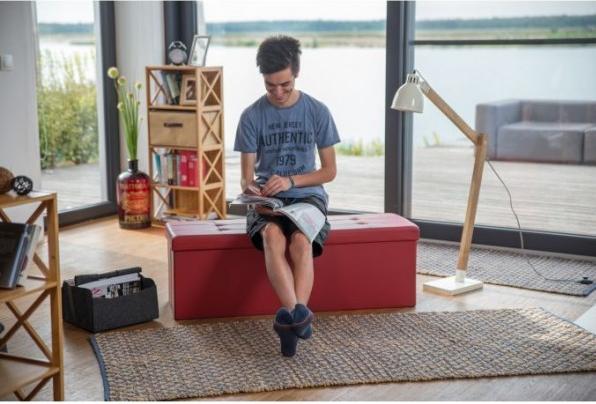 Actual product image Relaxdays Folding Storage Bench (114 cm)