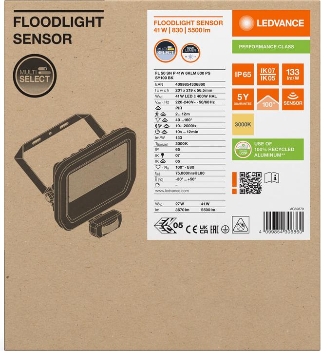 Actual product image Ledvance FL 50 SN P 41W 6KLM (5500 lm, IP65)
