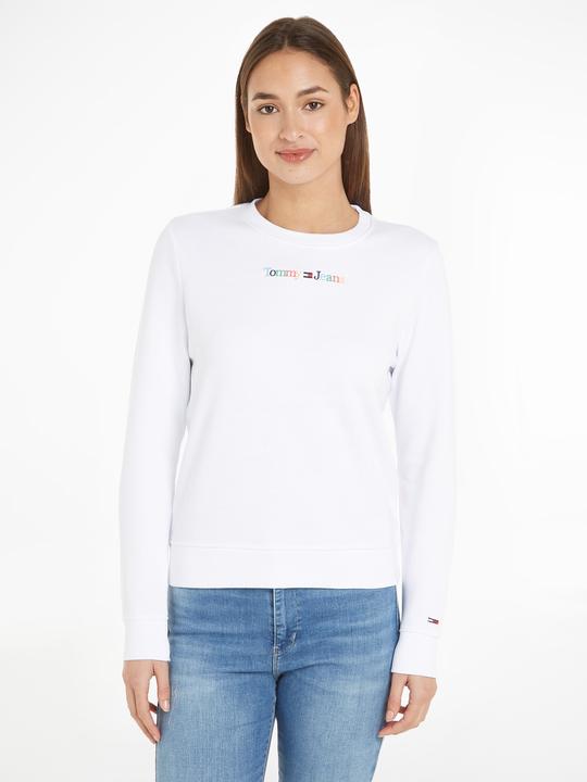 Actual product image Tommy Hilfiger Tjw Reg Colour Serif Linear Crew Women's Sweatshirt (XS)