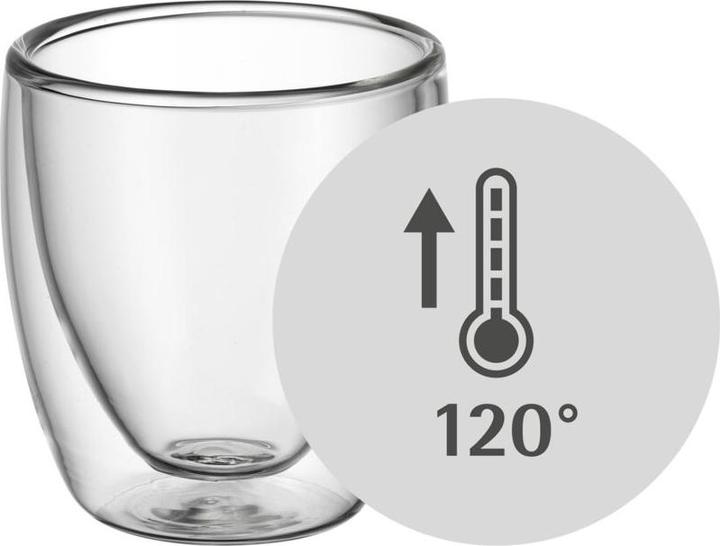 Produktbild WMF doppelwandige Espressotassen Set 6tlg Thermogläser 80ml Kult Schwebeeffekt (80 ml, 6 x)
