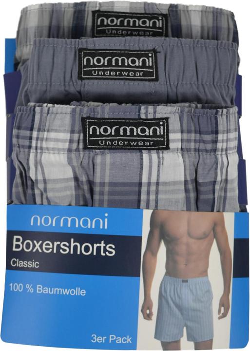 Produktbild Normani 3 Stück Herren Web Boxershorts (XL, 3er Pack)