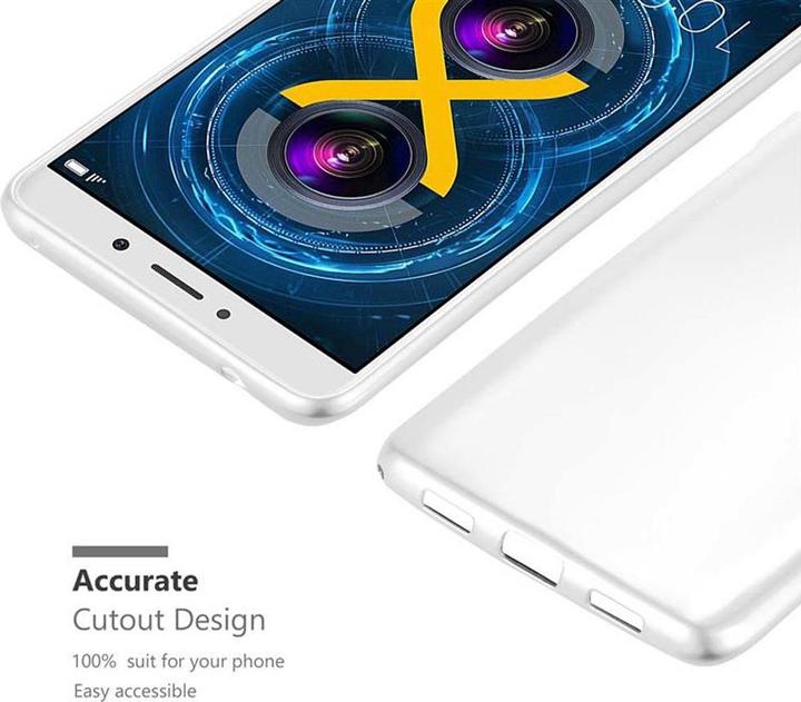 Actual product image Cadorabo TPU Matt Metallic Cover (Fee 6X, Mate 9 Lite)