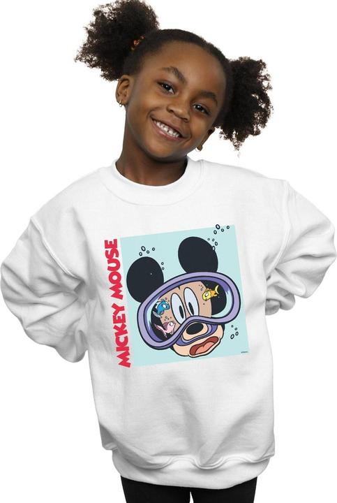 Produktbild Disney Mickey Mouse Under Water Sweatshirt Mädchen (128)