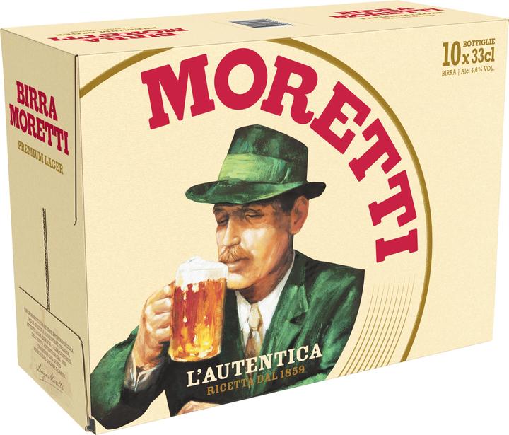 Birra Moretti 33 cl 4,6% EW 10 Pack (10 x 33 cl)