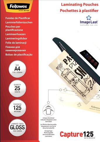 Produktbild Fellowes Capture 125 (A4, 25 Stück, 125 µm)